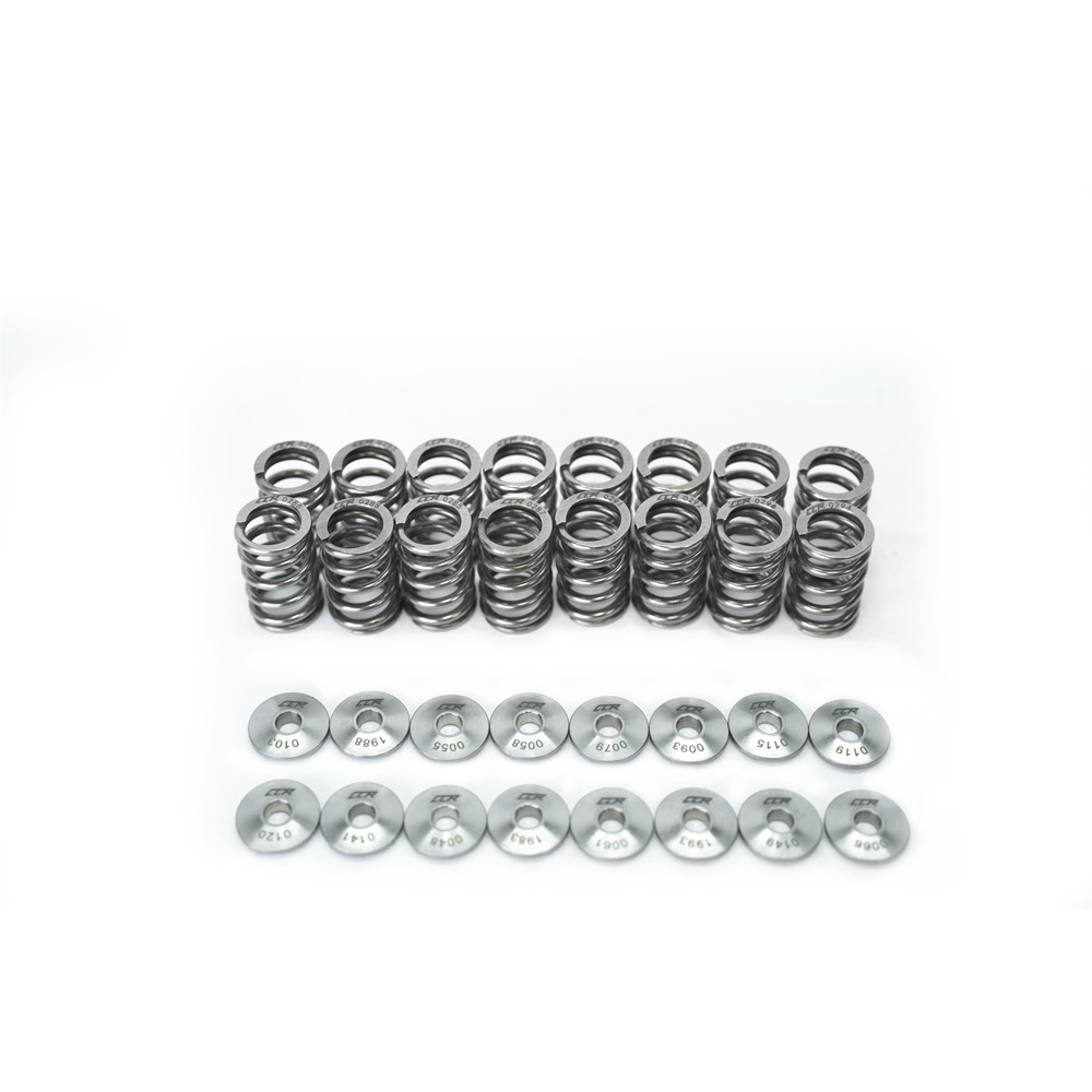 LTG reinforced valve spring and titanium cap